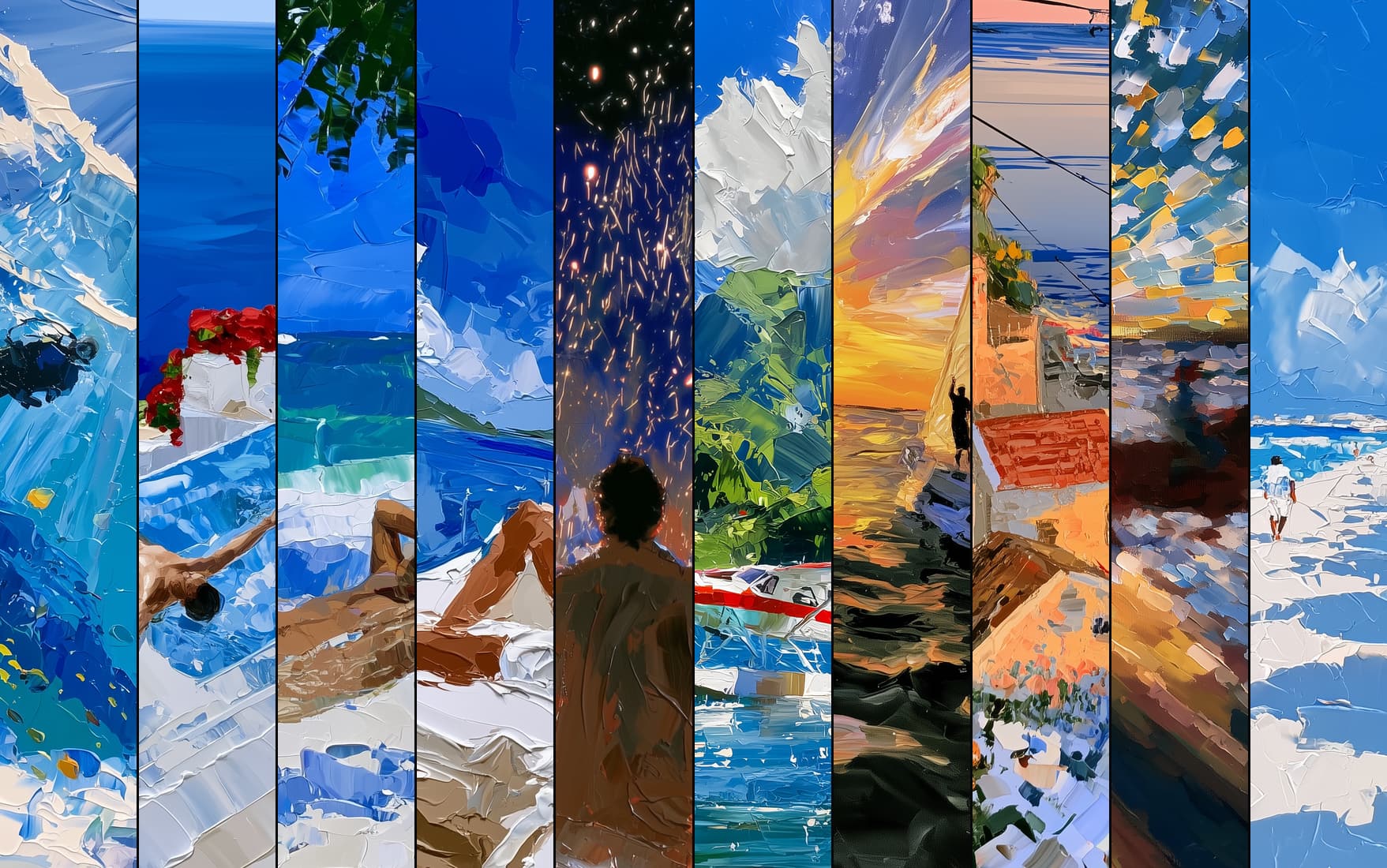 The Coast, 10 paintings