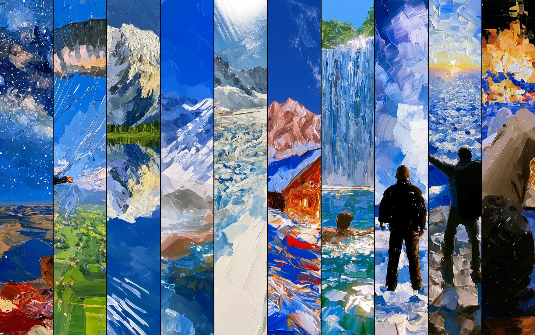 Wilderness, 10 paintings